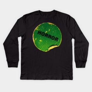 Horror - VHS Nostalgia Kids Long Sleeve T-Shirt